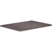 Holland Bar Stools Charcoal Rectangle Table Top, 1 Each