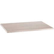Holland Bar Stools Table Top, White Rectangle, 1 Each