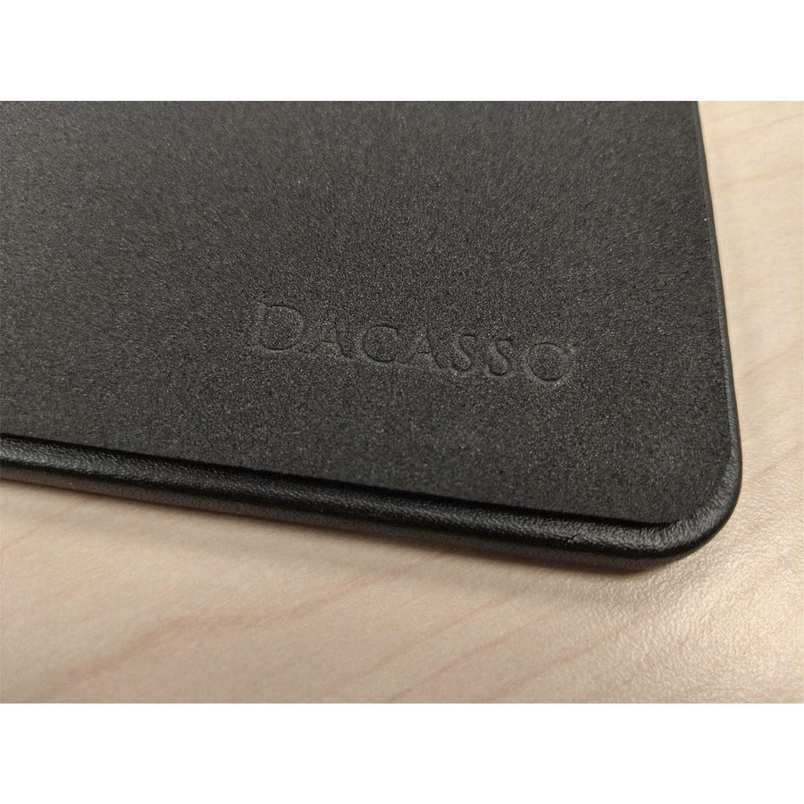 Dacasso Glass Tabletop Leather Conference Pad