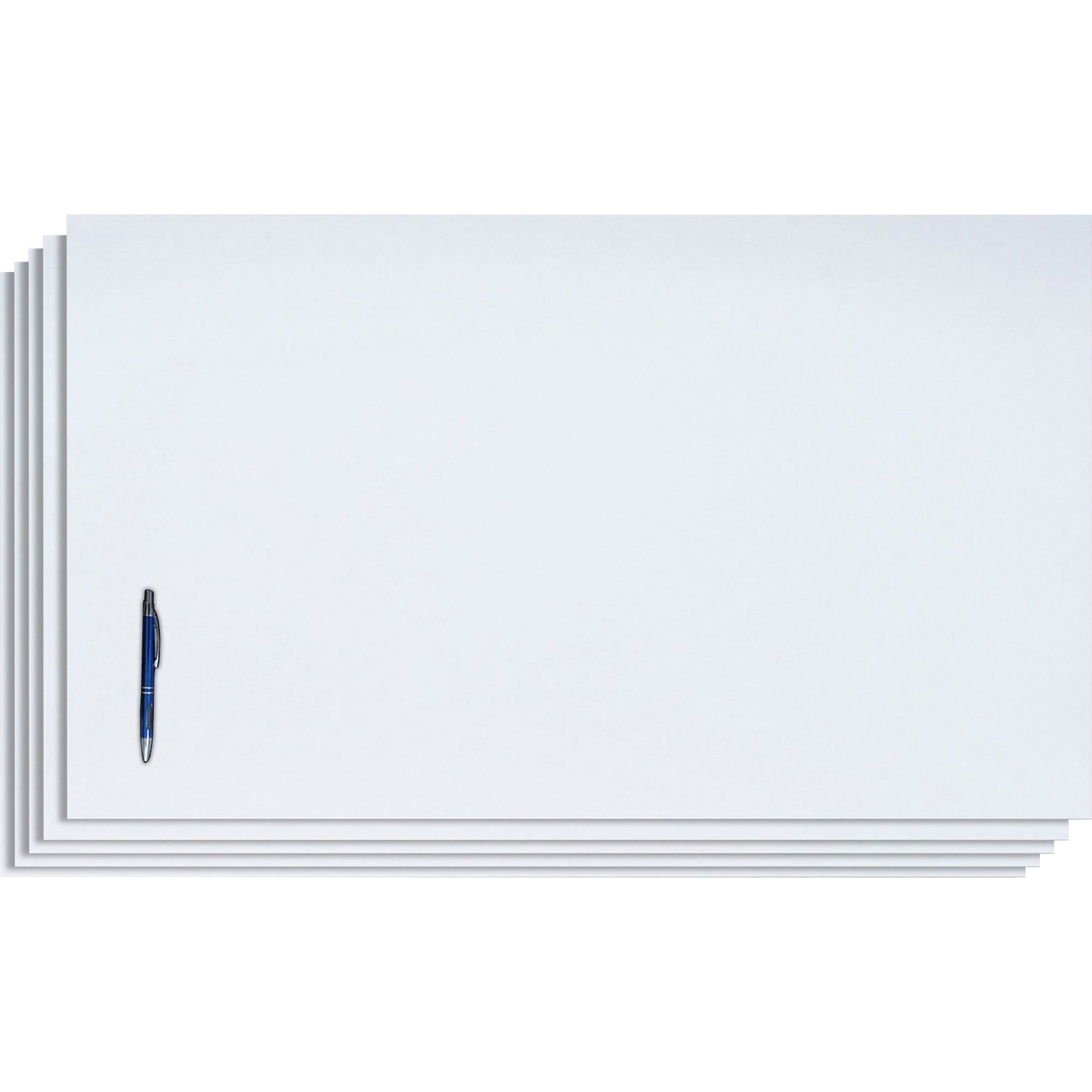 Dacasso Blotter Paper Pack, 5 Sheets, 100 lb Basis Weight, 34" x 20"