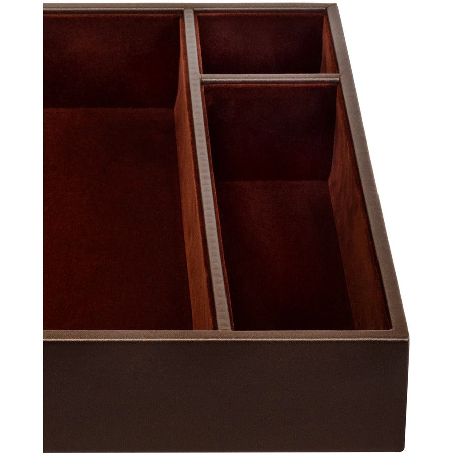 Dacasso Leatherette Conference Room Organizer Tray