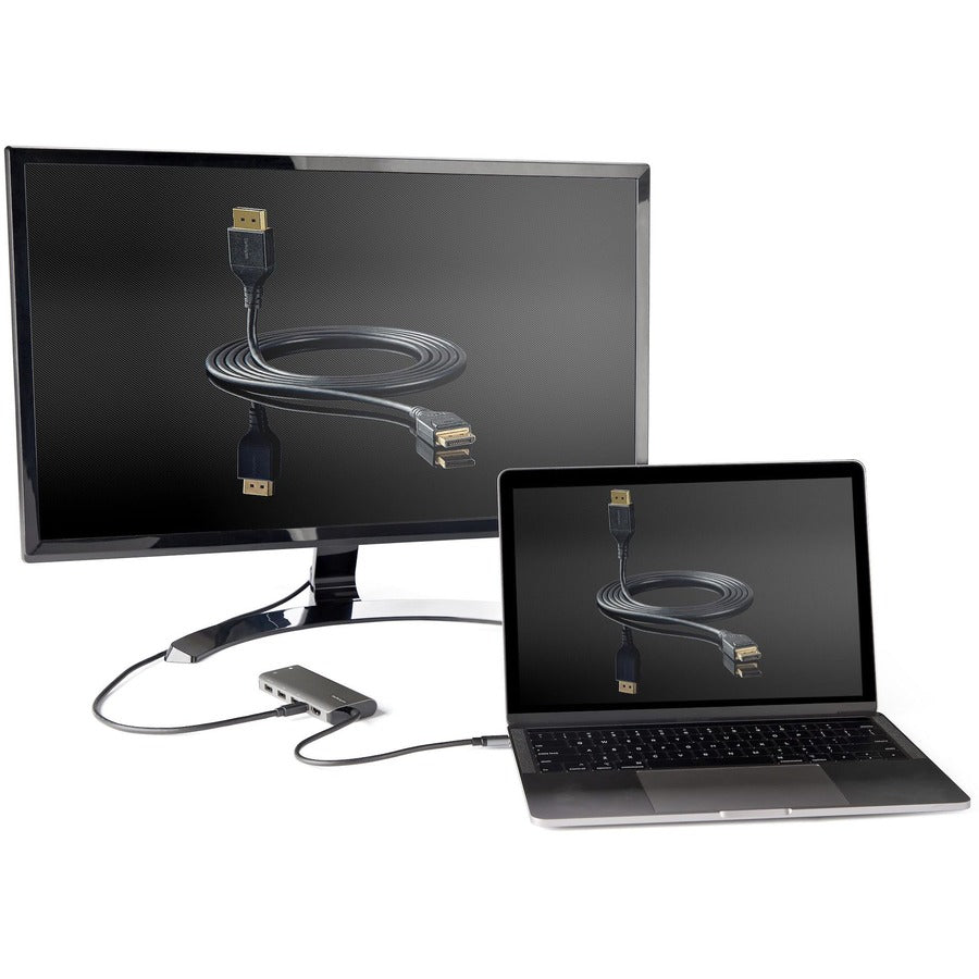 StarTech.com Docking Station, USB-C, 100W, 1 Display Supported, 4K HDMI & Mini DisplayPort, 3 USB Ports (1 USB-A, 1 USB-C), 1 HDMI Port, Thunderbolt, Wired, Packaged Quantity: 1