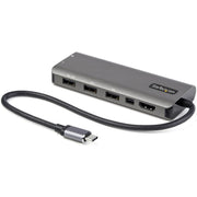 StarTech.com Docking Station, USB-C, 100W, 1 Display Supported, 4K HDMI & Mini DisplayPort, 3 USB Ports (1 USB-A, 1 USB-C), 1 HDMI Port, Thunderbolt, Wired, Packaged Quantity: 1