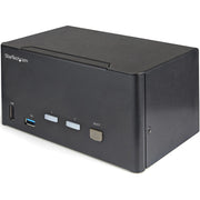 StarTech.com KVM Switch - 2 Computer(s) - 1 Local User(s) - 8 x USB - 9 x DisplayPort - Desktop - TAA Compliant