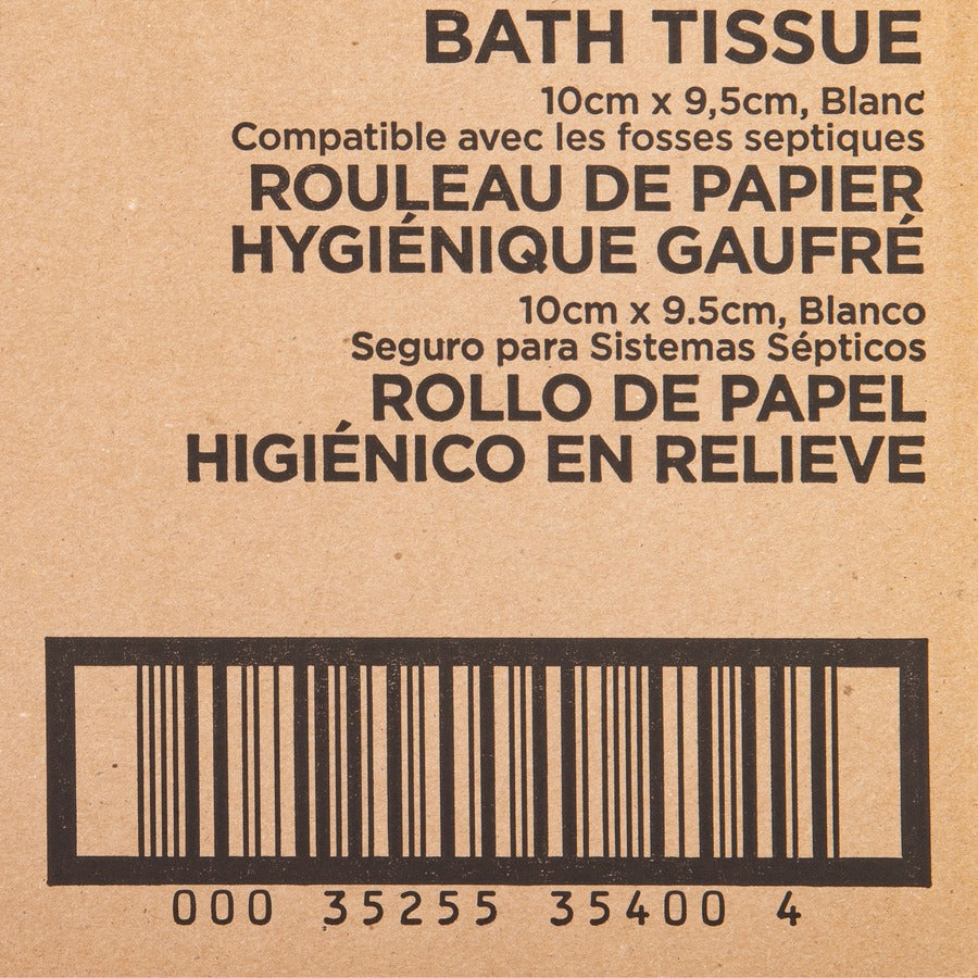 2 Ply - 4" Width x 3.75" Length - 400 Sheets/Roll - Embossed - White - 24 / Carton