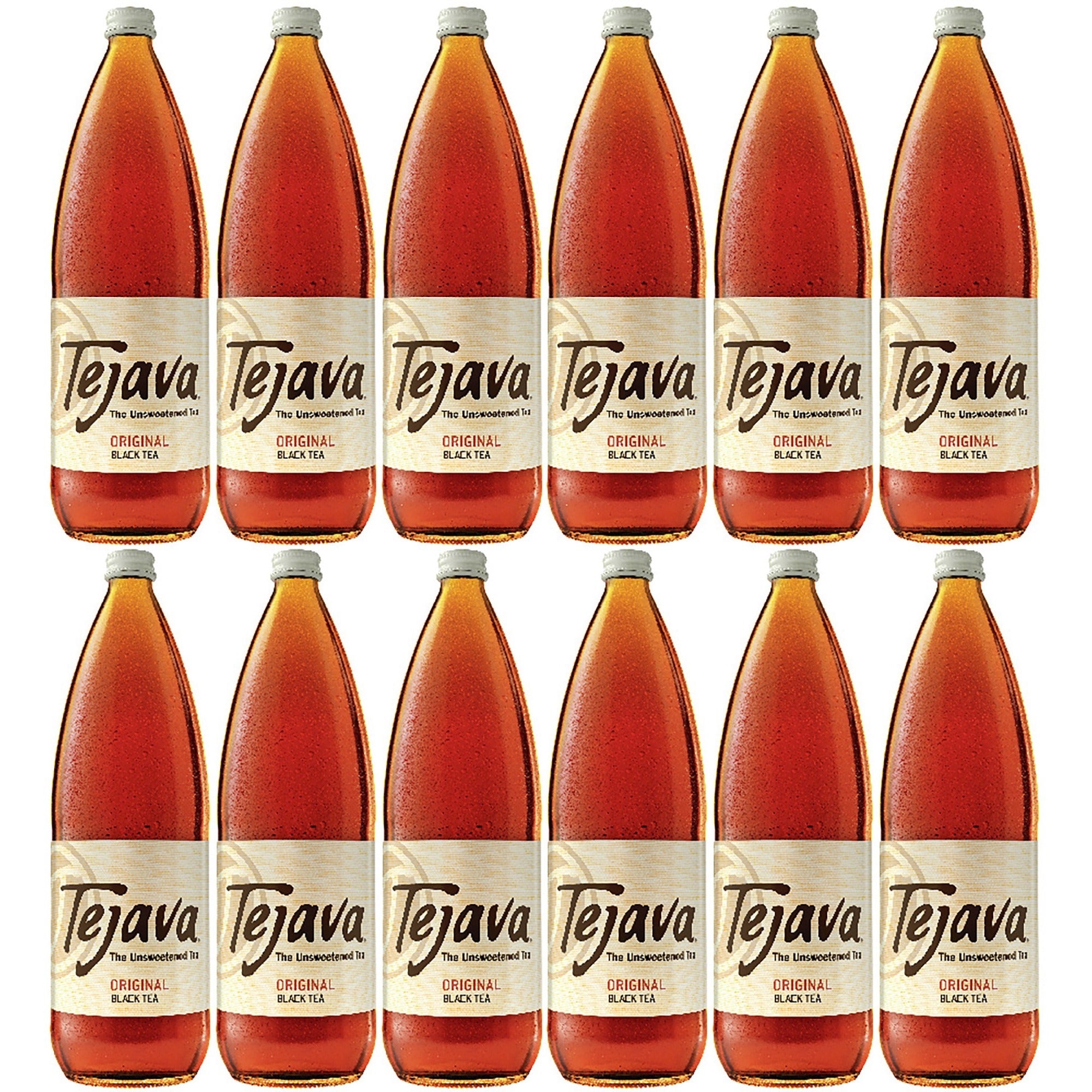 Tejava Original Black Tea Bottle - Black Tea - GMO Free - 52 / Pallet