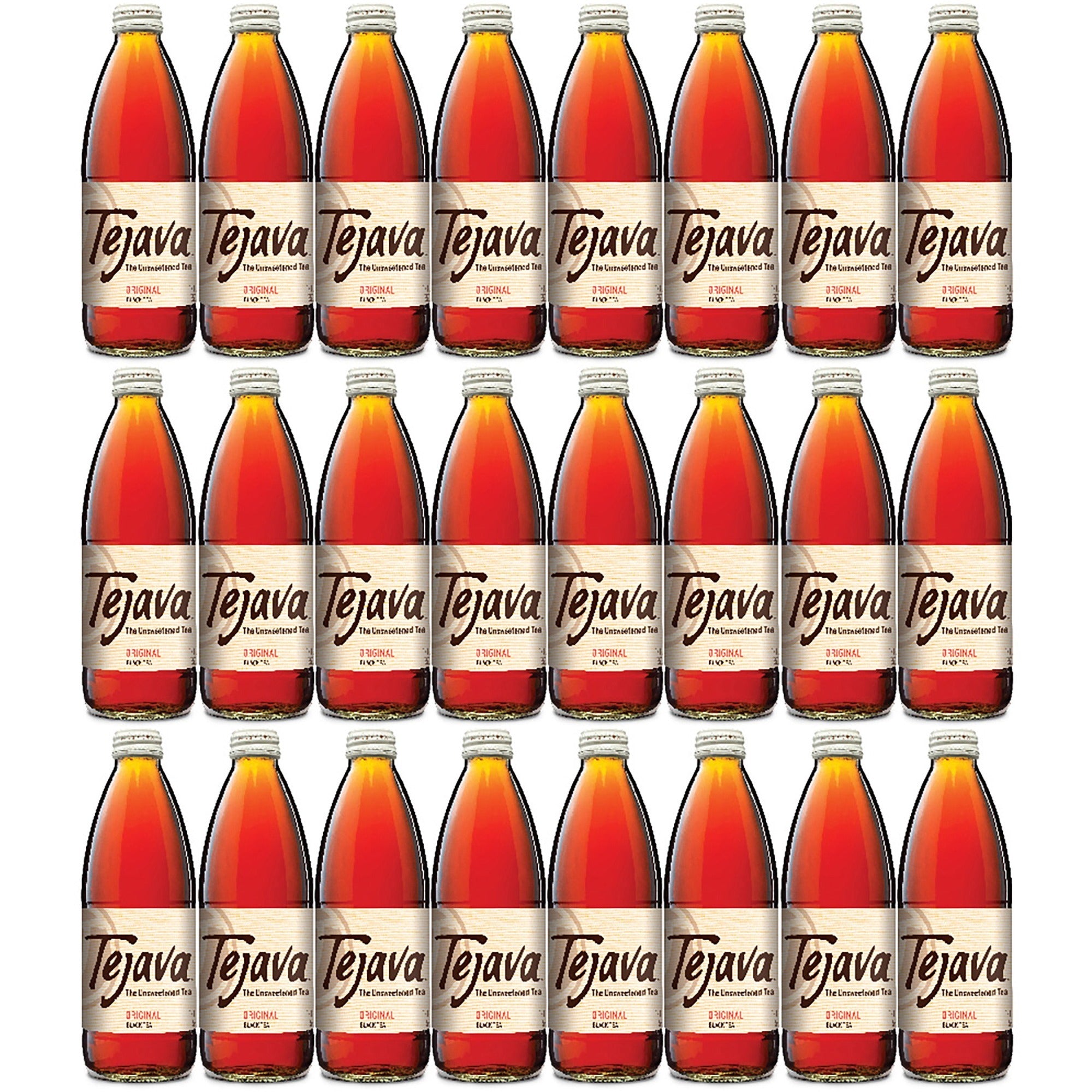 Tejava Original Black Tea Bottle - Black Tea - GMO Free - 72 / Pallet