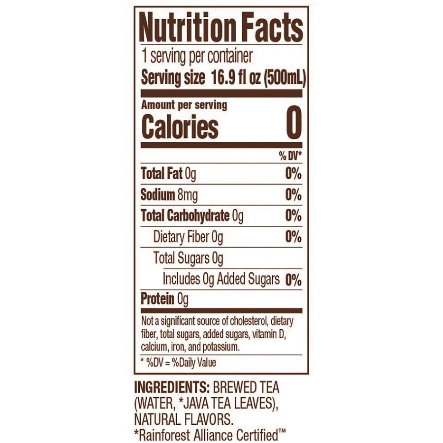 Tejava Raspberry Black Tea Bottle - Black Tea - GMO Free - 12 / Carton
