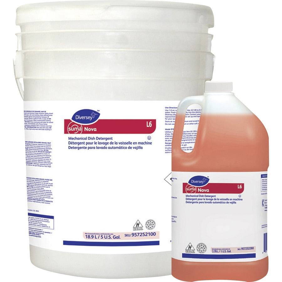 640 fl oz (20 quart) - Characteristic Scent - Chlorine-free, Non Ammoniated, Kosher - Red - 1 / Carton