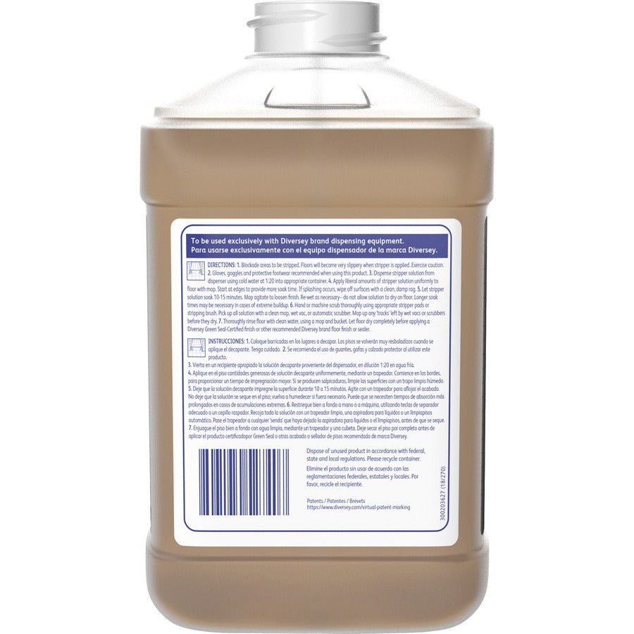Concentrate - 84.5 fl oz (2.6 quart) - Solvent Scent - Low Odor, No-mess, Non Ammoniated, Butyl-free - Amber Bottle - 2 / Carton