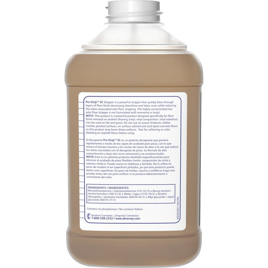 Concentrate - 84.5 fl oz (2.6 quart) - Solvent Scent - Low Odor, No-mess, Non Ammoniated, Butyl-free - Amber Bottle - 2 / Carton