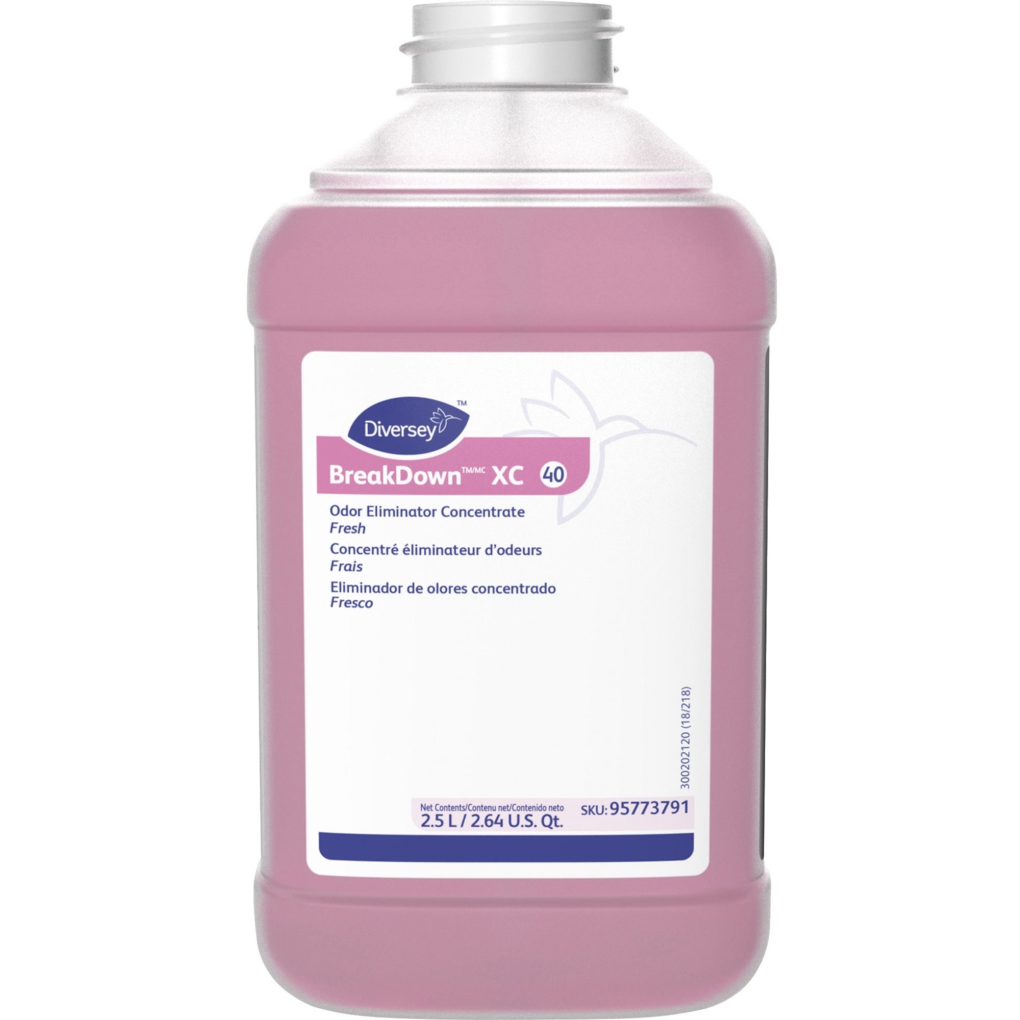 Concentrate - 84.5 fl oz (2.6 quart) - Fresh Scent - No-mess, Enzyme-free - Red Bottle - 2 / Carton