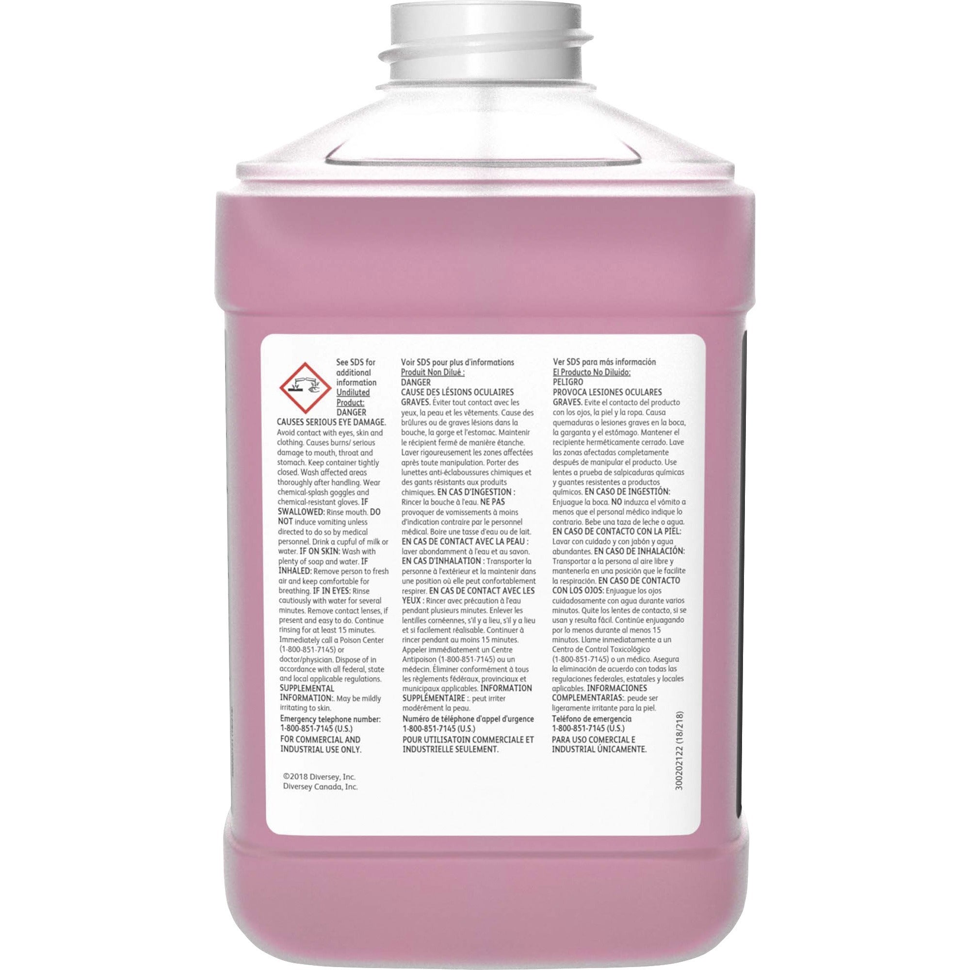 Concentrate - 84.5 fl oz (2.6 quart) - Fresh Scent - No-mess, Enzyme-free - Red Bottle - 2 / Carton