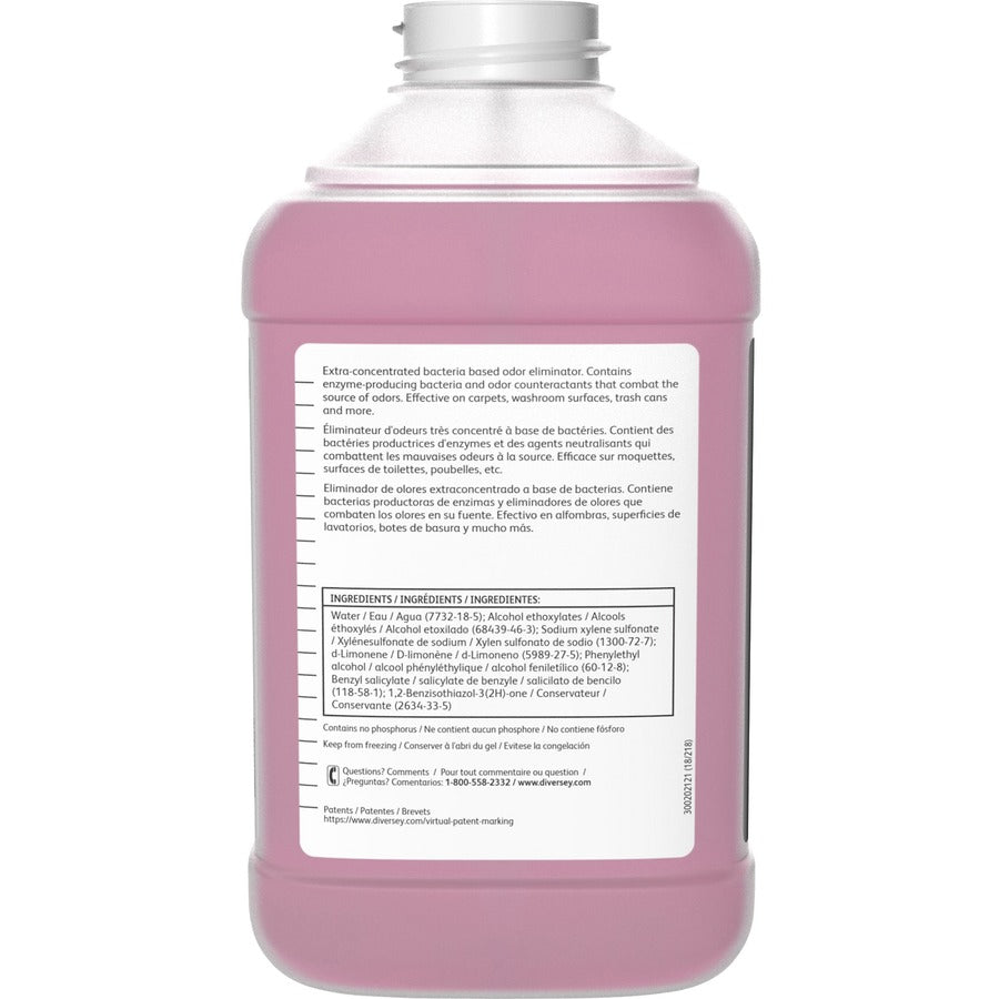 Concentrate - 84.5 fl oz (2.6 quart) - Fresh Scent - No-mess, Enzyme-free - Red Bottle - 2 / Carton
