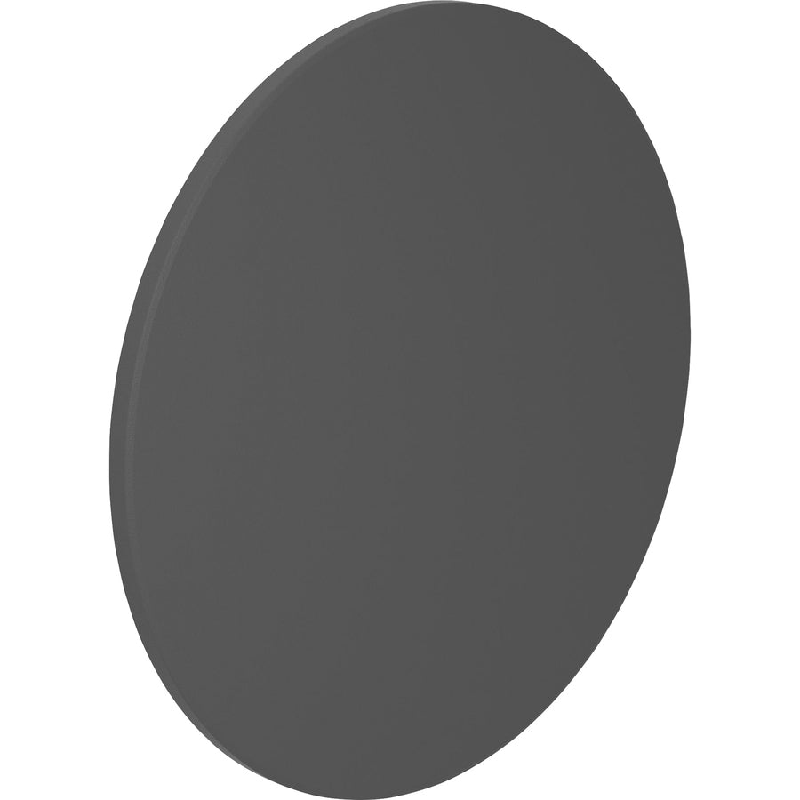 Dorel Zown Commercial Round Blow Mold Fold Table - Round Top - 4 Legs - 750 lb Capacity - 48" Table Top Diameter - 29.30" Height - Gray - High-density Polyethylene (HDPE), Resin - 1 Each