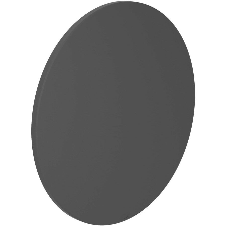 Dorel Zown Commercial Round Blow Mold Fold Table - Round Top - 4 Legs - 750 lb Capacity - 60" Table Top Diameter - 29.20" Height - Gray - High-density Polyethylene (HDPE), Resin - 1 Each