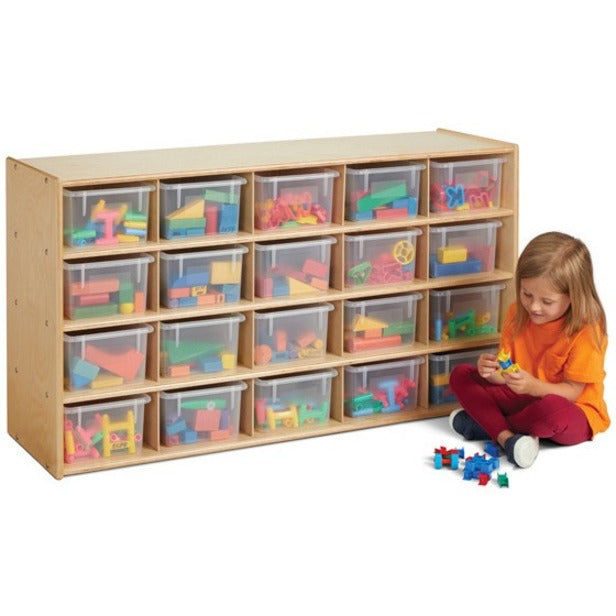 Young Time® 20 Cubbie-Tray Storage - without Bins
