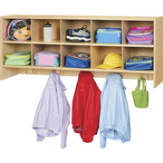 Young Time® 10 Section Wall Mount Coat Locker