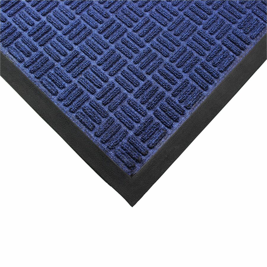 Floortex Doortex&reg; Ribmat Blue Heavy-Duty Door Mat in - 24" x 36"