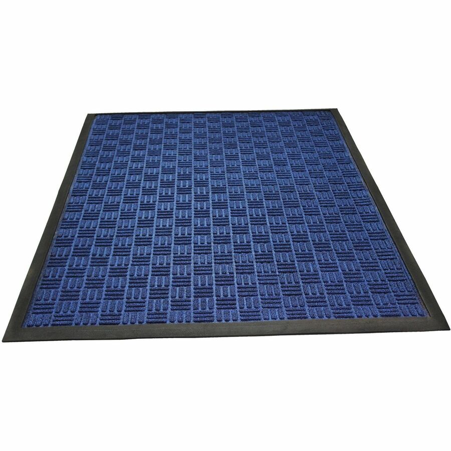 Floortex Doortex&reg; Ribmat Blue Heavy-Duty Door Mat in - 24" x 36"