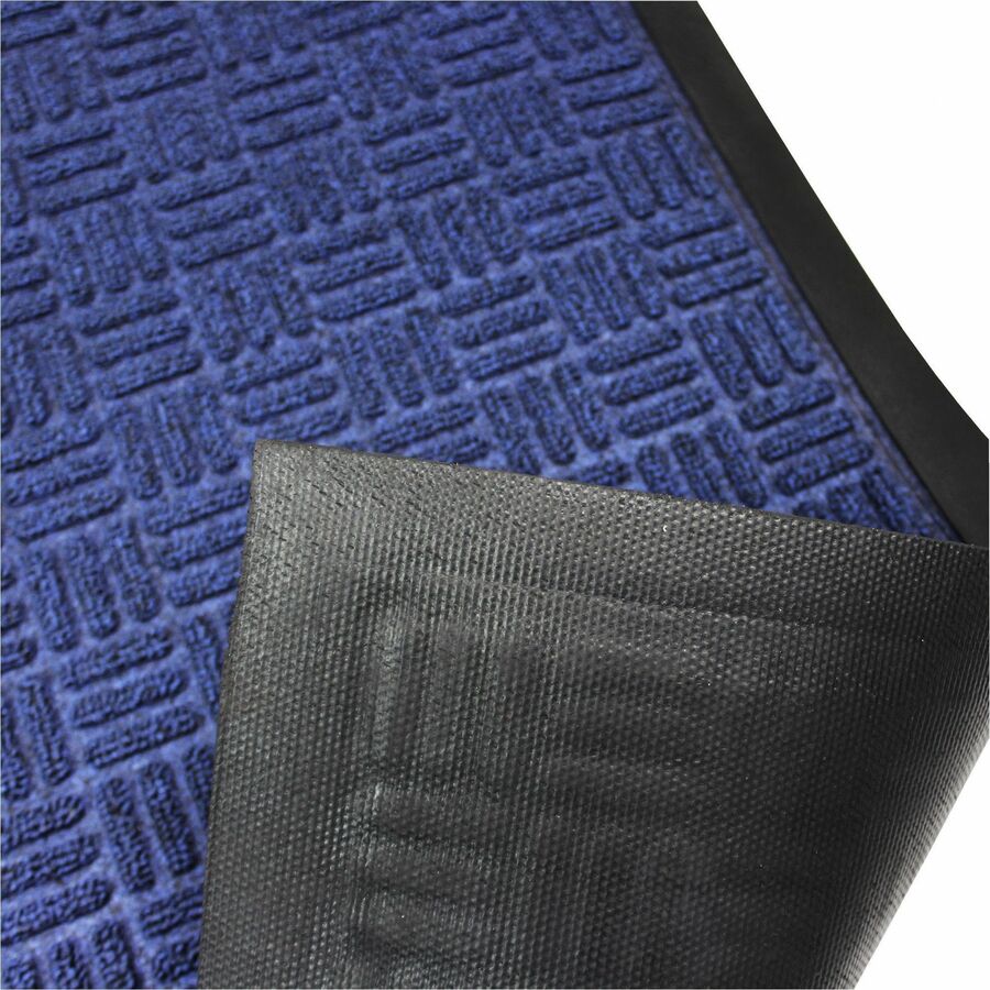 Floortex Doortex&reg; Ribmat Blue Heavy-Duty Door Mat in - 24" x 36"