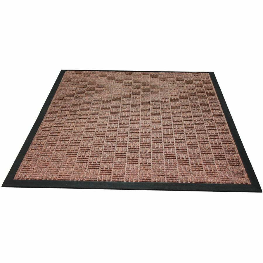 Floortex Doortex&reg; Ribmat Brown Heavy-Duty Door Mat in - 24" x 36"