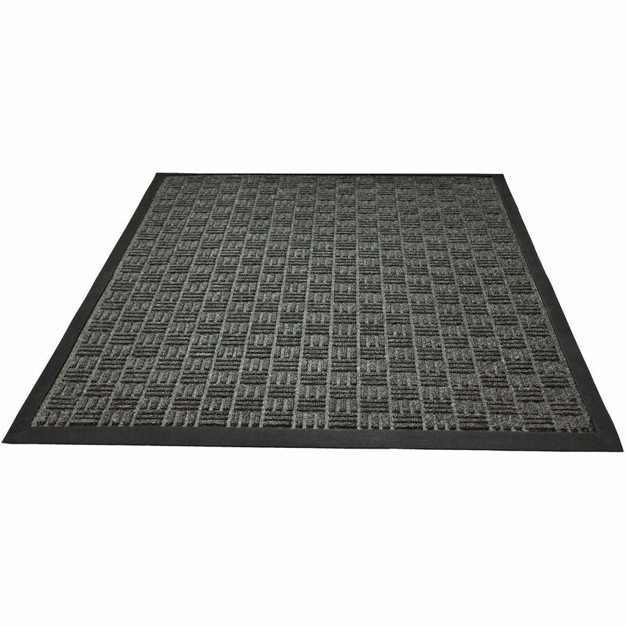 Floortex Doortex&reg; Ribmat Charcoal Heavy-Duty Door Mat in - 24" x 36"