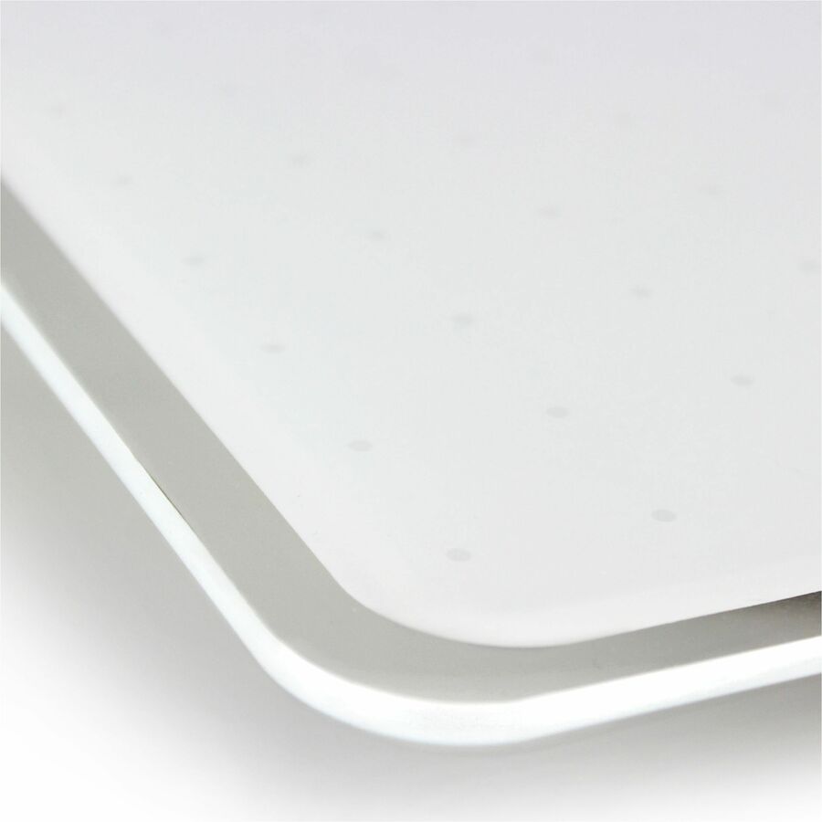 Floortex Viztex&reg; Glacier White Multi-Purpose Grid Glass Dry-Erase Board -14" x 14"