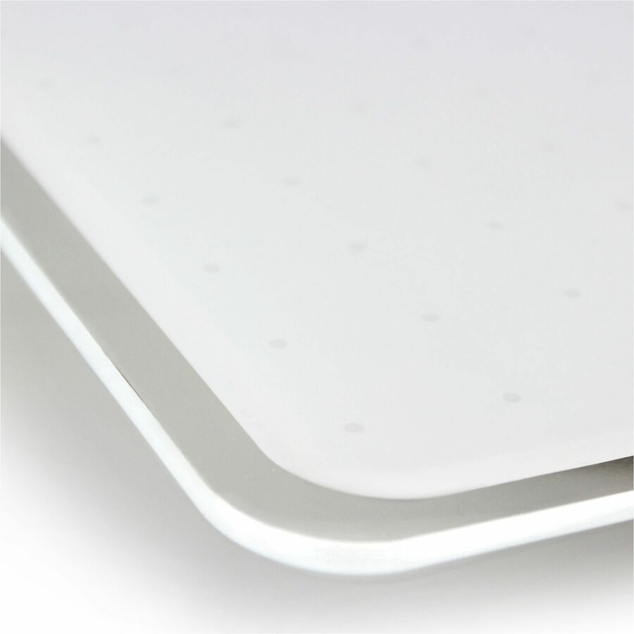 Floortex Viztex&reg; Glacier White Multi-Purpose Grid Glass Dry-Erase Board 17" x 23"