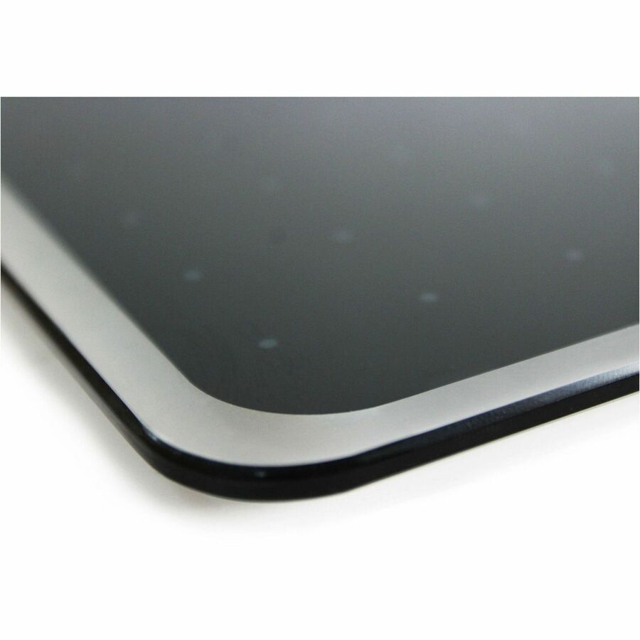 Floortex Viztex&reg; Glacier Black Multi-Purpose Grid Glass Dry-Erase Board 30" x 40"