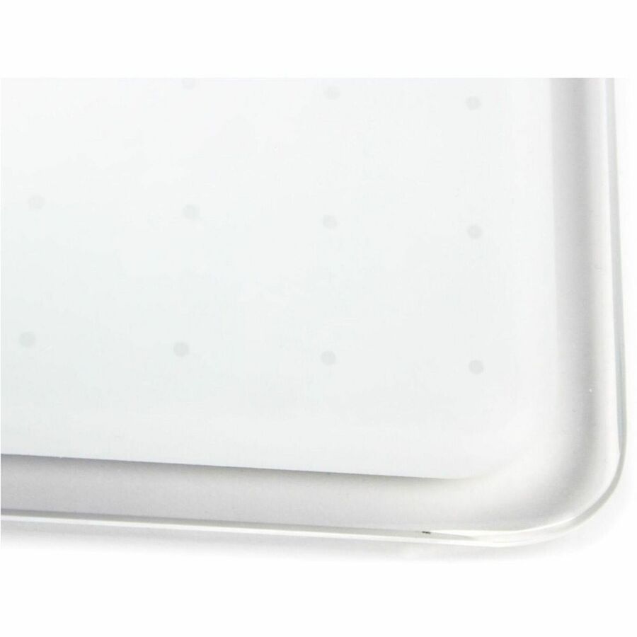 Floortex Viztex&reg; Glacier White Multi-Purpose Grid Glass Dry-Erase Board 30" x 40"