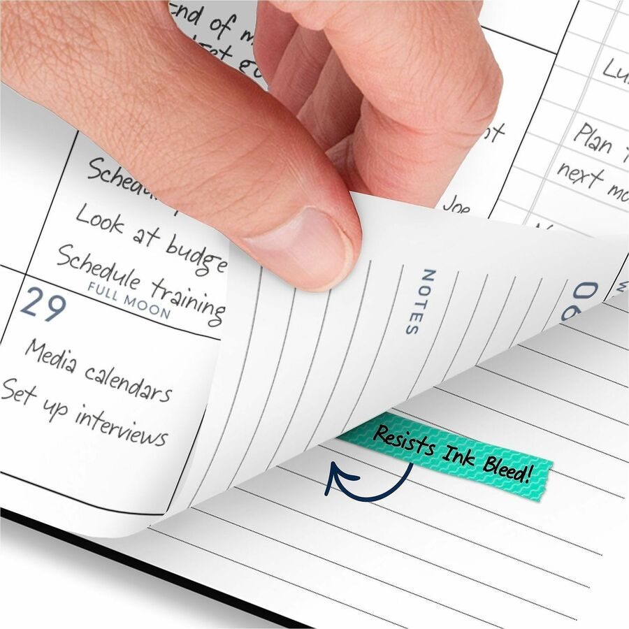 At-A-Glance Contemporary Lite Planner, Medium, Weekly/Monthly, 12 Months (Jan-Dec 2026), 7" x 8 3/4", Wire Bound, Black/Gold Cover, Bleed Resistant Paper, 1 Each