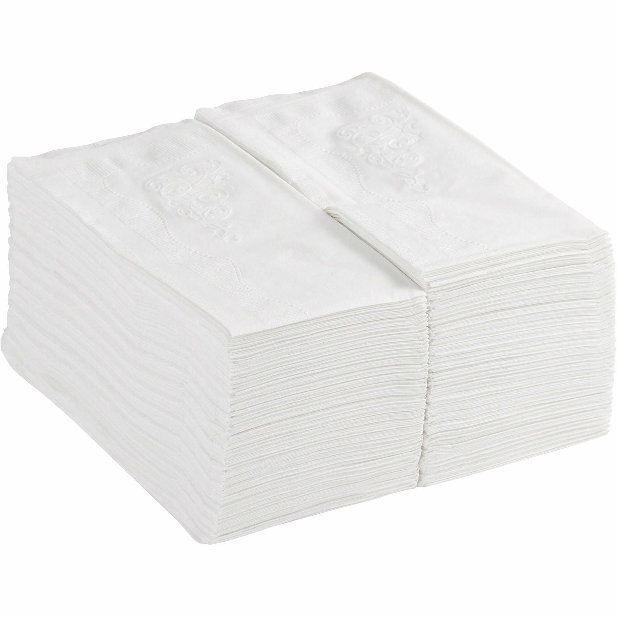 2 Ply - 1/8 Fold - 15" Width x 16" Length - Scrollwork Pattern - White - 126 / Pack