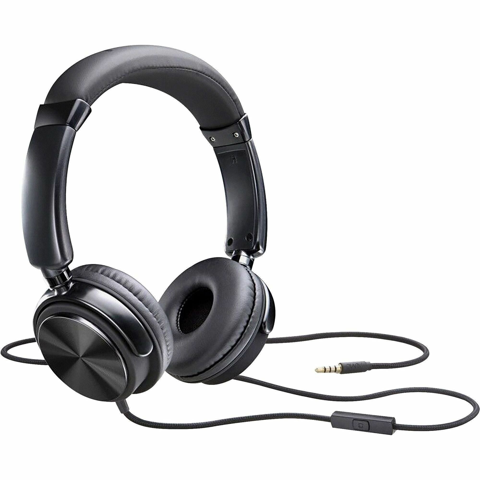Compucessory Tangle-free Headset with Mic
