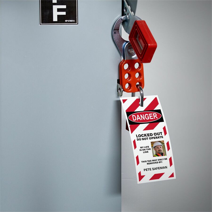 Avery&reg; UltraDuty Plastic Tags, 5.5" x 2.83" , White(62400)