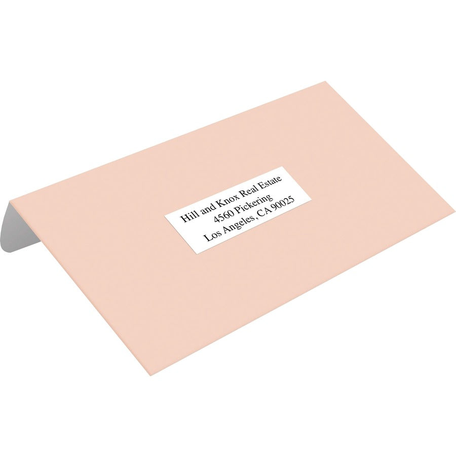 Avery&reg; Address Label - 3 2/5" Height x 9" Width x 11 1/5" Length - Permanent Adhesive - Rectangle - Matte White - Paper - 33 / Sheet - 500 Total Sheets - 16500 Total Label(s) - 1 Carton