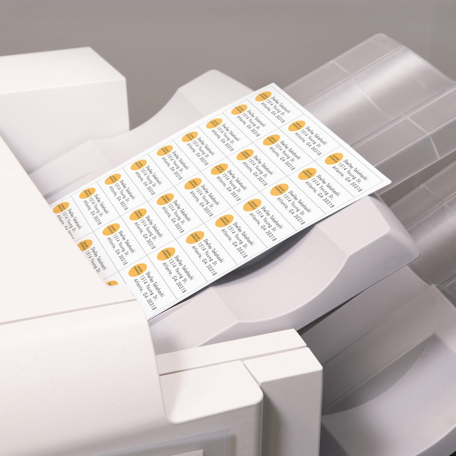 Avery&reg; Address Label - 3 2/5" Height x 9" Width x 11 1/5" Length - Permanent Adhesive - Rectangle - Matte White - Paper - 33 / Sheet - 500 Total Sheets - 16500 Total Label(s) - 1 Carton