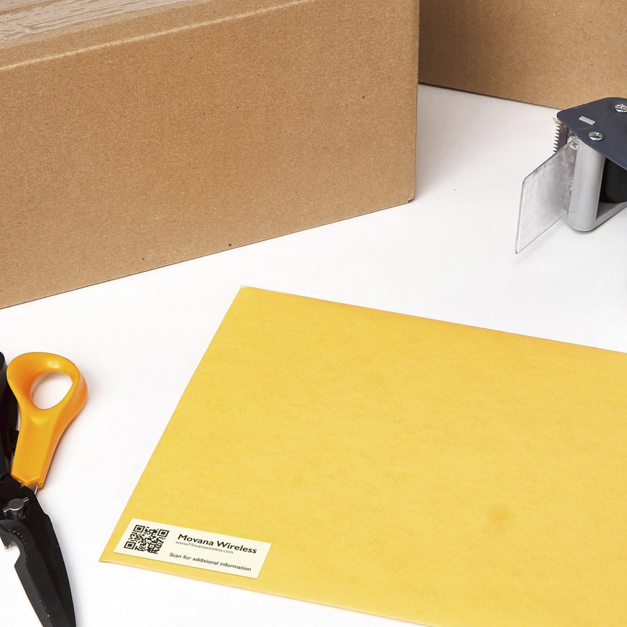 Avery&reg; Address Label - 3 2/5" Height x 9" Width x 11 1/5" Length - Permanent Adhesive - Rectangle - Matte White - Paper - 33 / Sheet - 500 Total Sheets - 16500 Total Label(s) - 1 Carton