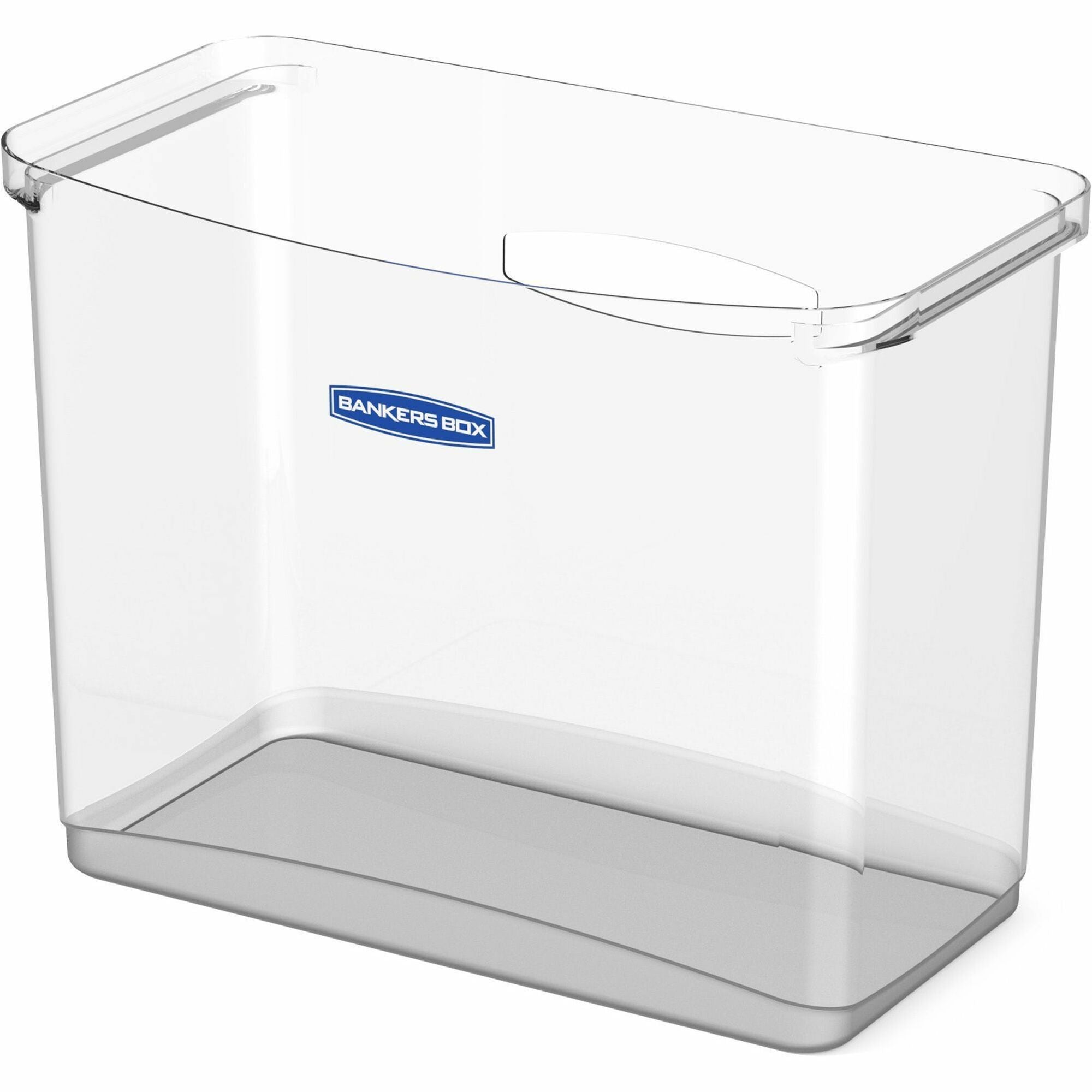 Bankers Box Portable Open Desktop File Box with Side Handles