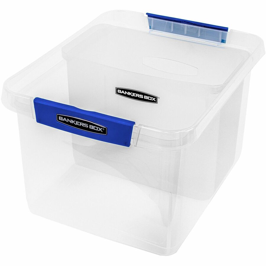 Bankers Box Portable Open Desktop File Box with Side Handles