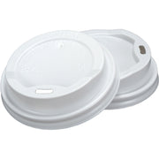 RDI Oval Slot Cup Lids - Round - White - 1000 / Carton