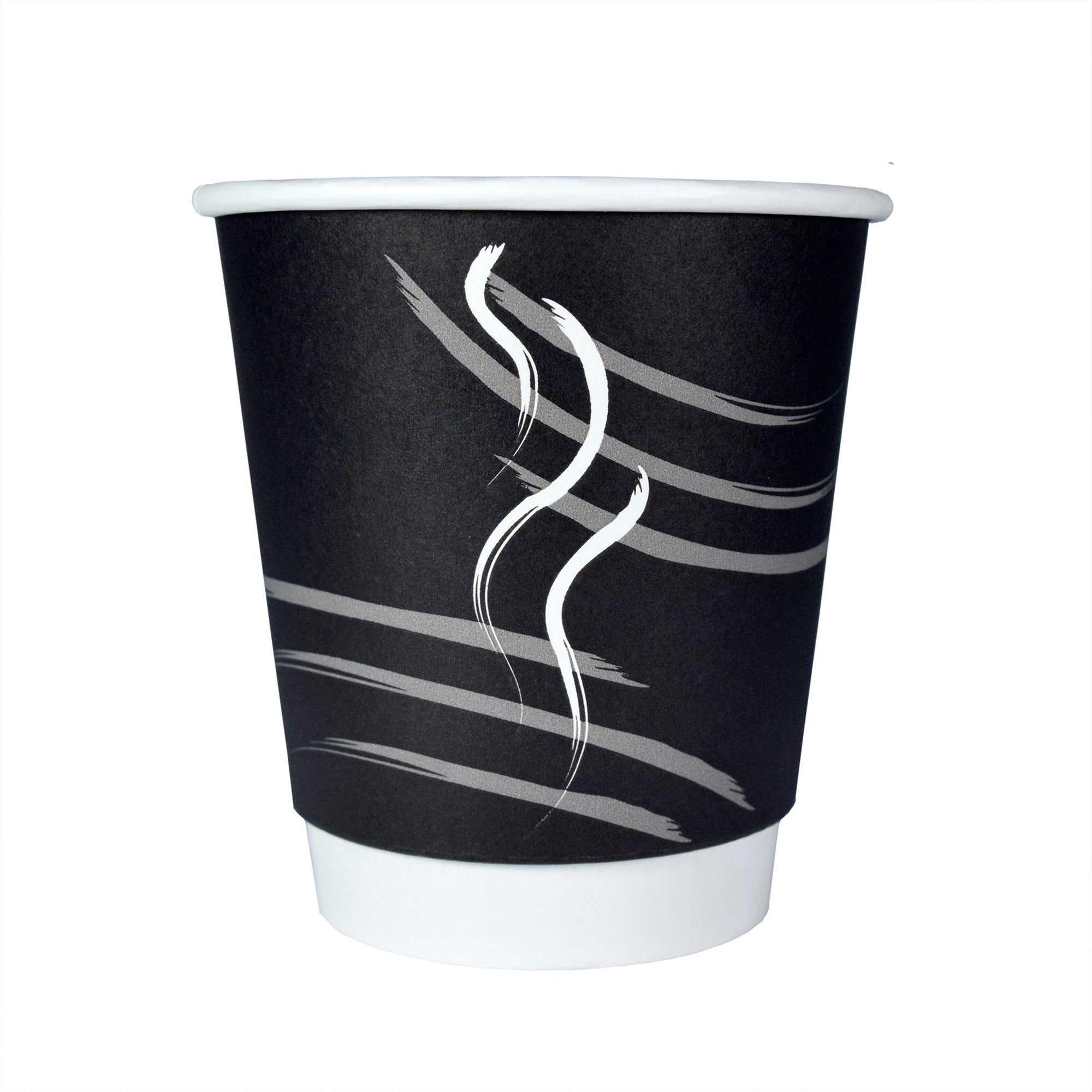 10 fl oz - Black - Paper - Hot Drink, Beverage, Coffee, Hot Chocolate, Tea - 600 / Carton