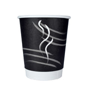 9 fl oz - Black - Paper - Hot Drink, Beverage, Coffee, Hot Chocolate, Tea - 900 / Carton