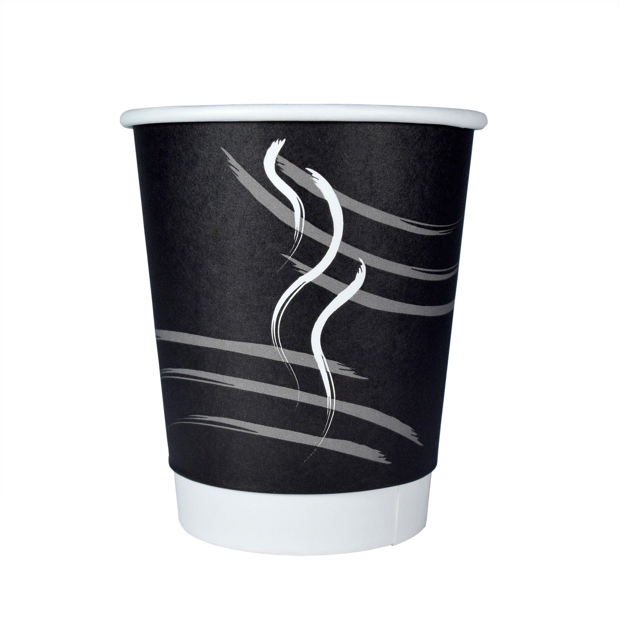9 fl oz - Black - Paper - Hot Drink, Beverage, Coffee, Hot Chocolate, Tea - 900 / Carton