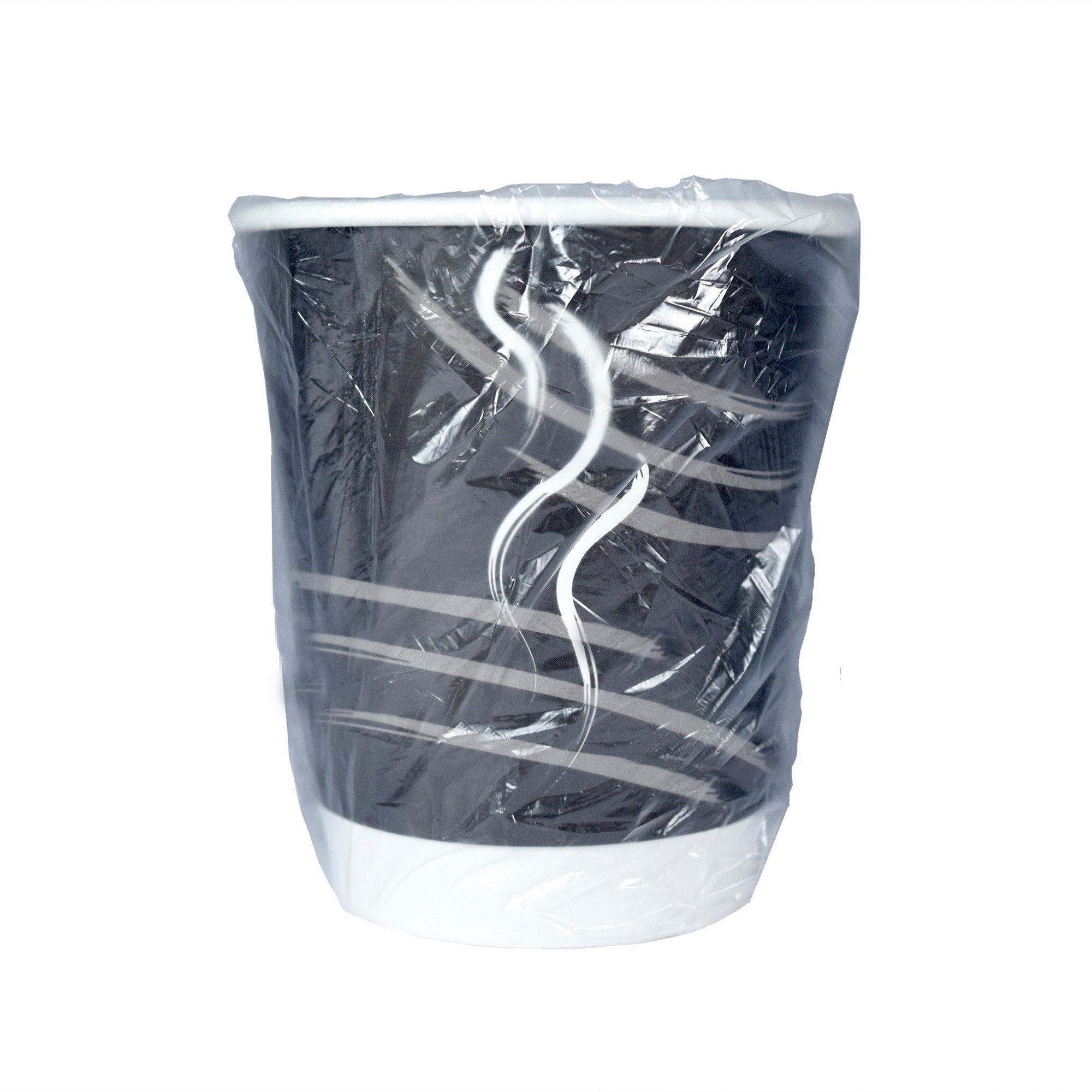 10 fl oz - Black - Paper - Hot Drink, Beverage, Coffee, Hot Chocolate, Tea - 500 / Carton