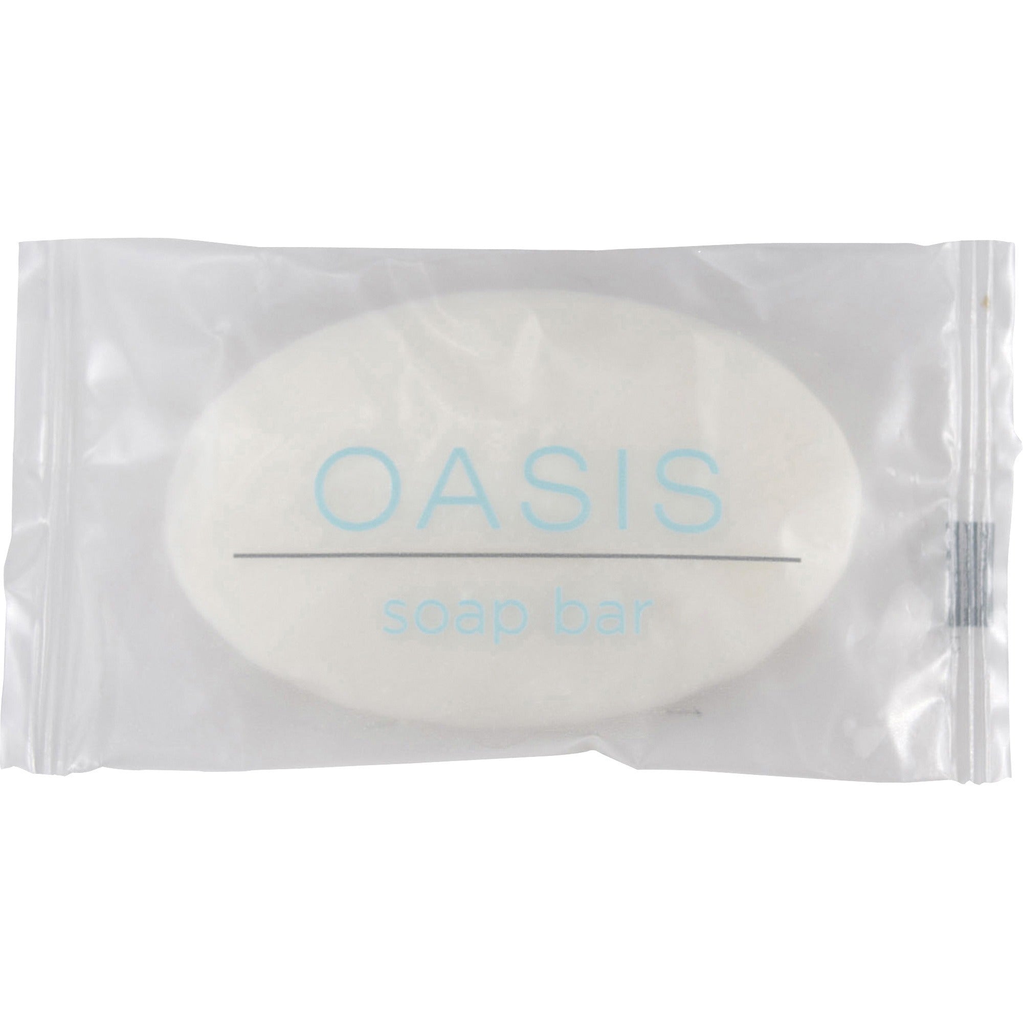 OASIS Soap Bars - Bergamot Oil, Yuzu Fruit Scent - 0.46 oz - Bath, Hotel, Skin - White - 1000 / Carton