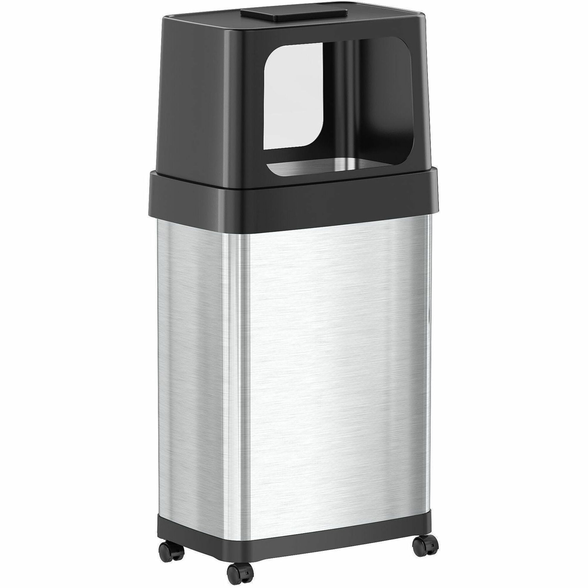 HLS Commercial Dual Push Door Odor Control Trash Can