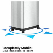HLS Commercial Dual Push Door Odor Control Trash Can