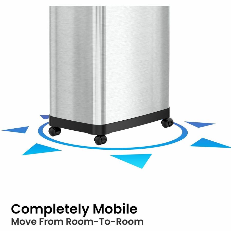 HLS Commercial Dual Push Door Odor Control Trash Can