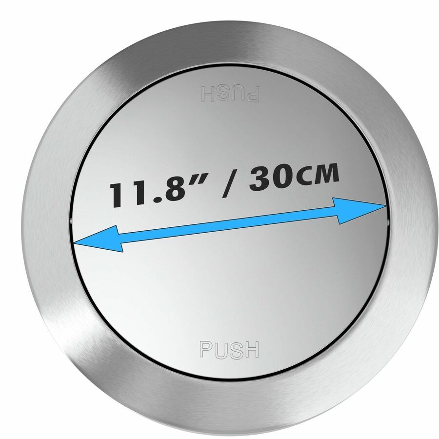 HLS Commercial 17 Gallon Stainless Steel Swing Top